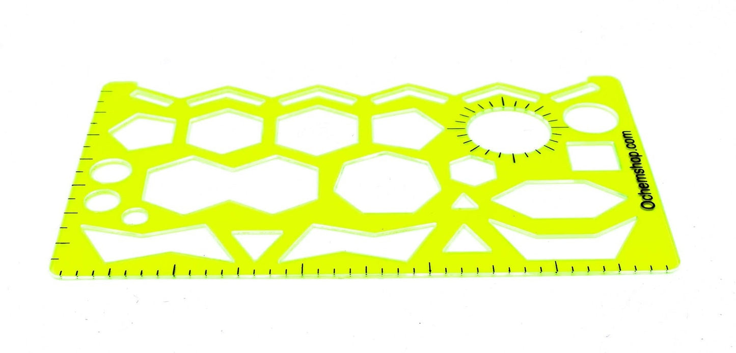 Science Stencil | Chemistry Stencil | Organic Chemistry Stencil | Journaling | Biochemistry Stencil | Molecule Stencil | Chemie Schablone