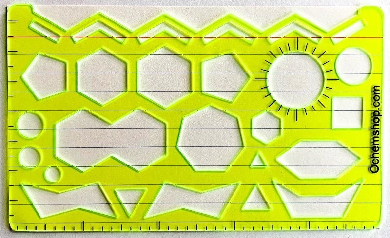 Science Stencil | Chemistry Stencil | Organic Chemistry Stencil | Journaling | Biochemistry Stencil | Molecule Stencil | Chemie Schablone