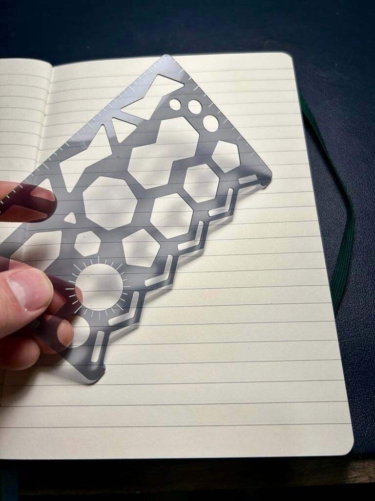 Science Stencil | Chemistry Stencil | Organic Chemistry Stencil | | Drawing Stencil | Molecule Stencil | Chemie Schablone