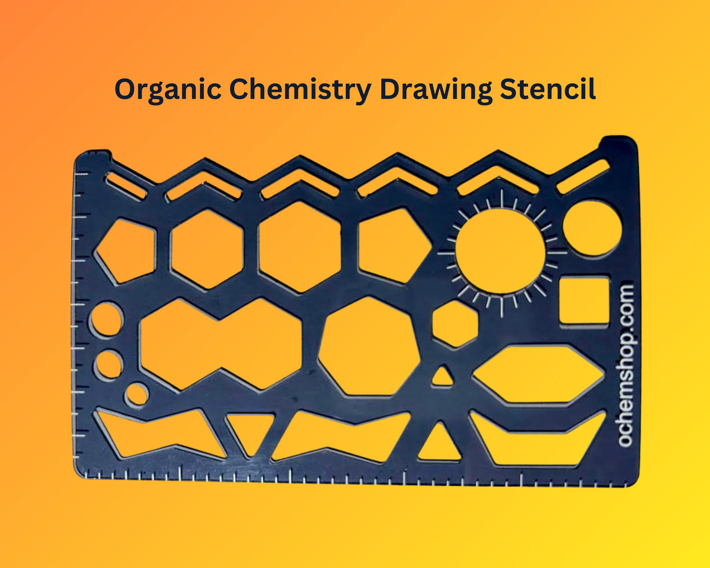 Science Stencil | Chemistry Stencil | Organic Chemistry Stencil |  | Drawing Stencil | Molecule Stencil |  Chemie Schablone